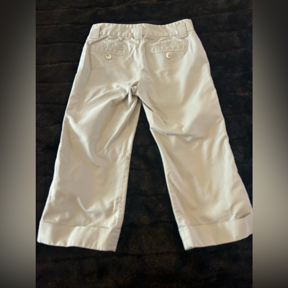 🤍 Banana Republic Women’s Size 0 Beige Stretch Capri Cropped Pants - Picture 3 of 3